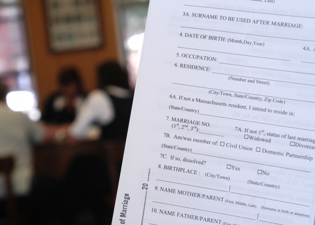 2004: Massachusetts performs first same-sex marriage